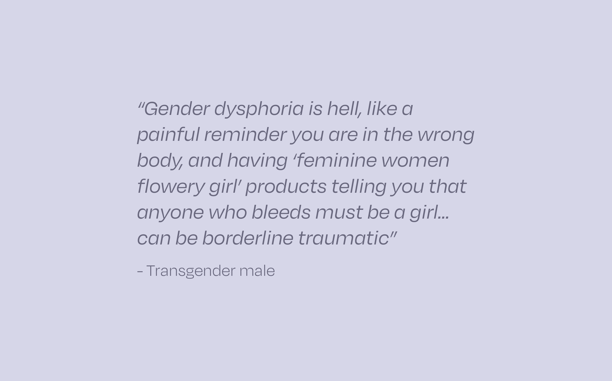 gender dysphoria quote