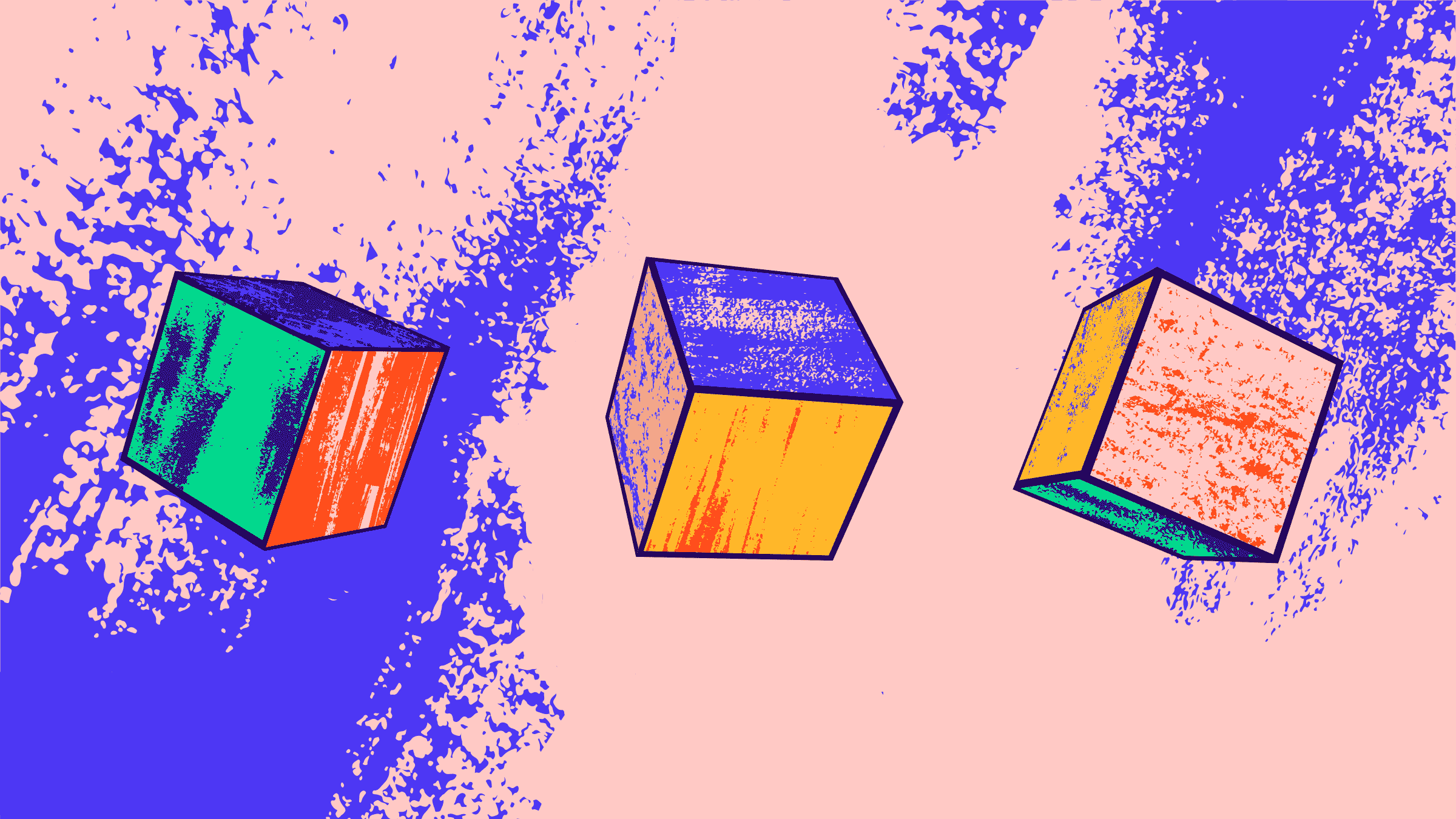 3 cubes