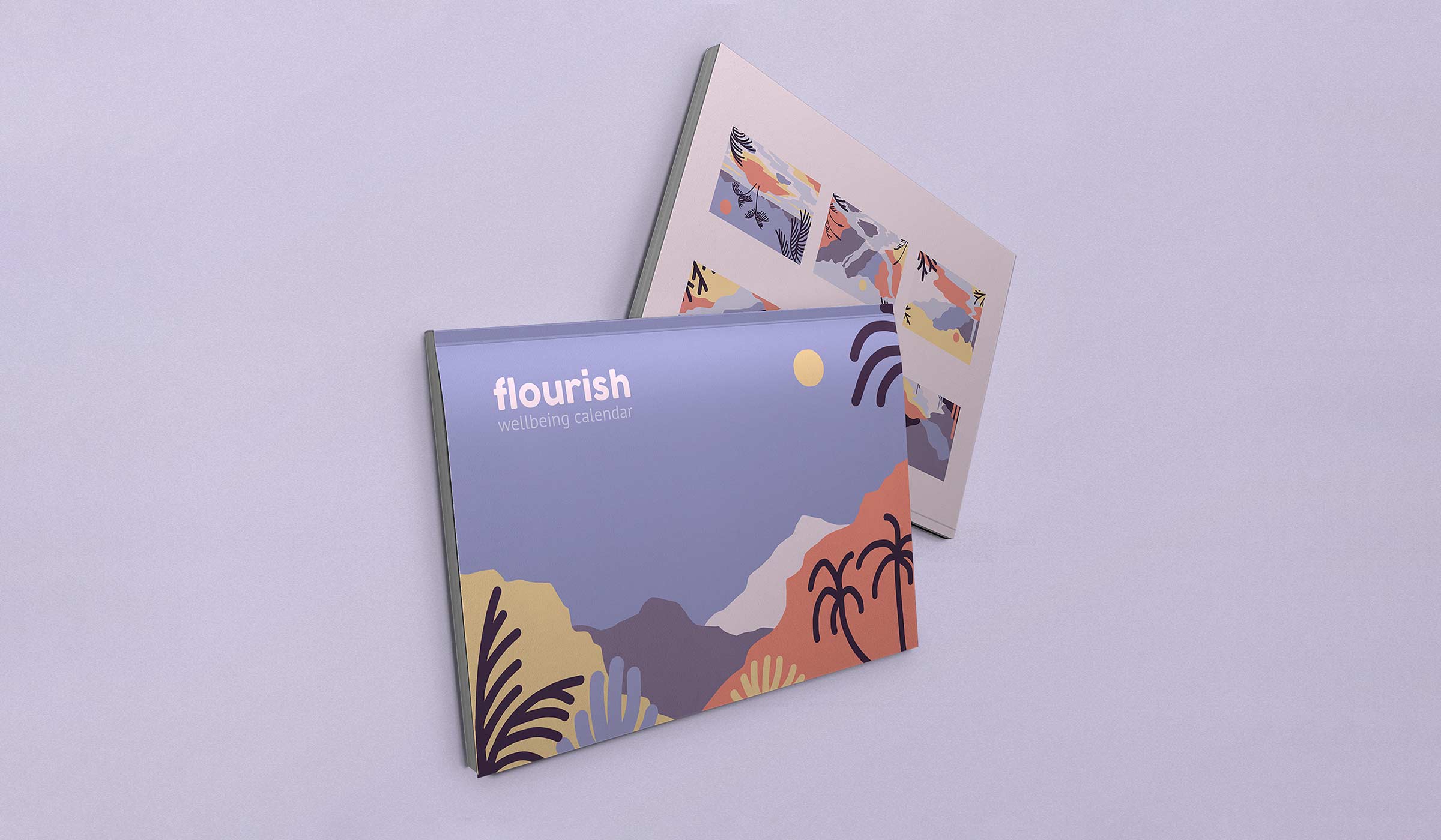 flourish calendar front and back