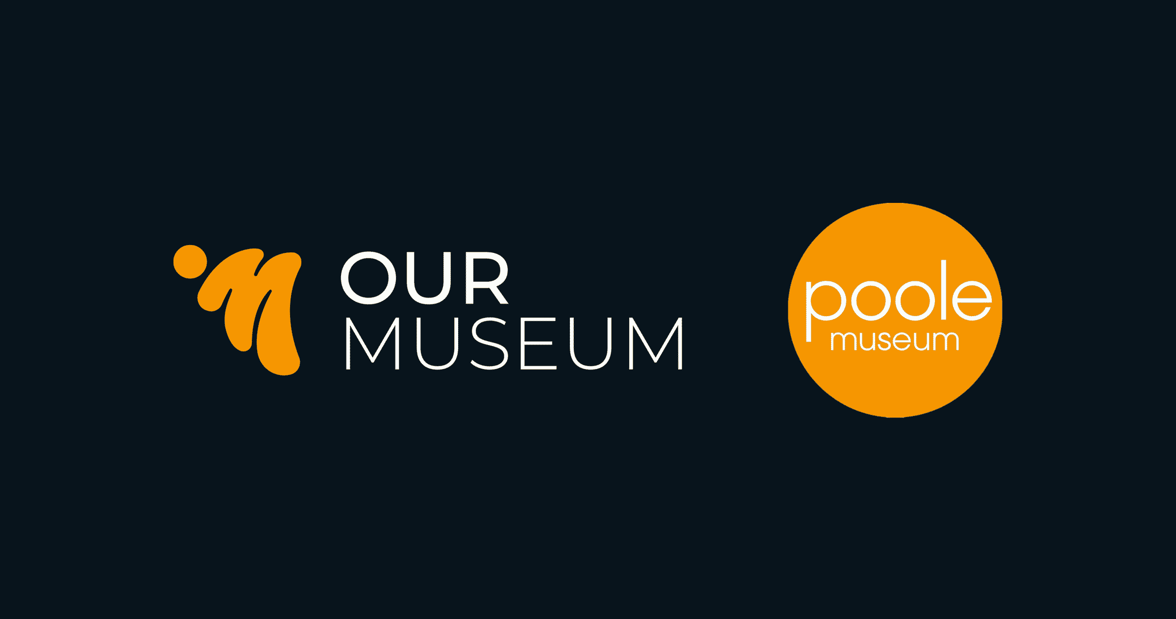 our museum logo next to poole museum logo